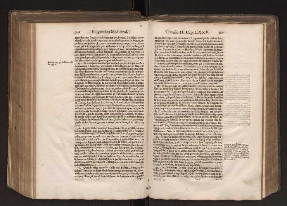 Polyanthea medicinal. Noticias galenicas, e chymicas, repartidas em tres tratados ... por Joam Curvo Semmedo ... 281