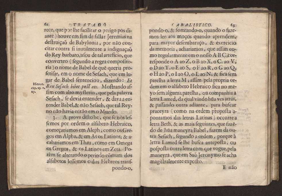 Tratado da sciencia cabala, ou noticia da arte cabalistica. Composto por Dom Francisco Manoel de Mello. Obra posthuma. dedicado ao illustrissimo senhor D. Fran.co Caetano Mascarenhas, prior mr de Aviz, do Conselho de S. Magestade, &c. por Mathias Pereyra da Silva 40