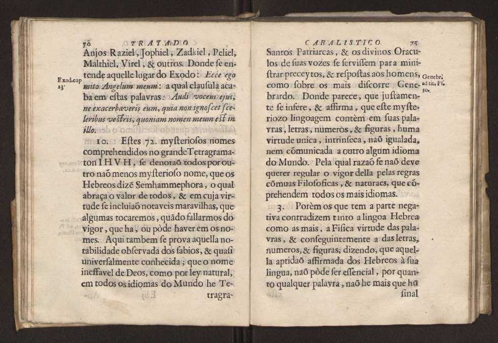 Tratado da sciencia cabala, ou noticia da arte cabalistica. Composto por Dom Francisco Manoel de Mello. Obra posthuma. dedicado ao illustrissimo senhor D. Fran.co Caetano Mascarenhas, prior mr de Aviz, do Conselho de S. Magestade, &c. por Mathias Pereyra da Silva 44