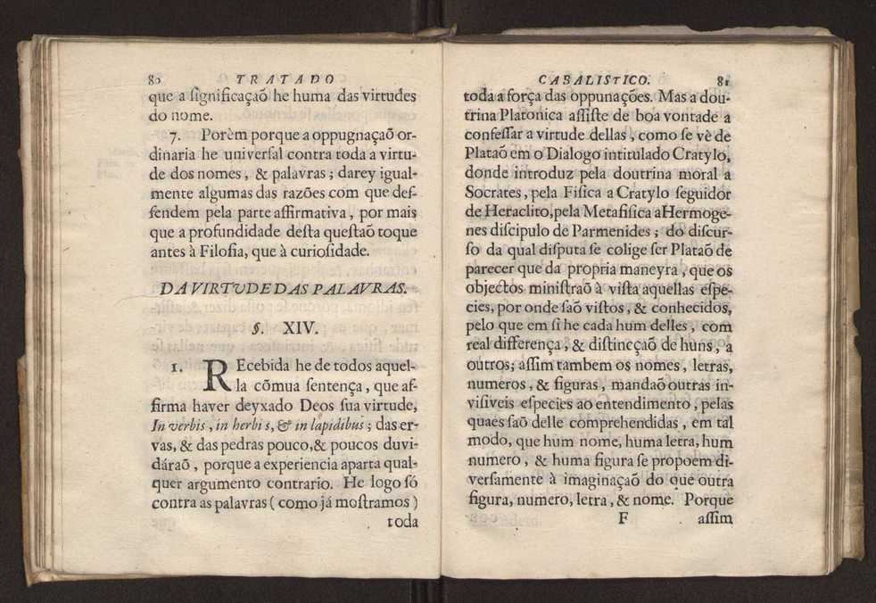 Tratado da sciencia cabala, ou noticia da arte cabalistica. Composto por Dom Francisco Manoel de Mello. Obra posthuma. dedicado ao illustrissimo senhor D. Fran.co Caetano Mascarenhas, prior mr de Aviz, do Conselho de S. Magestade, &c. por Mathias Pereyra da Silva 47