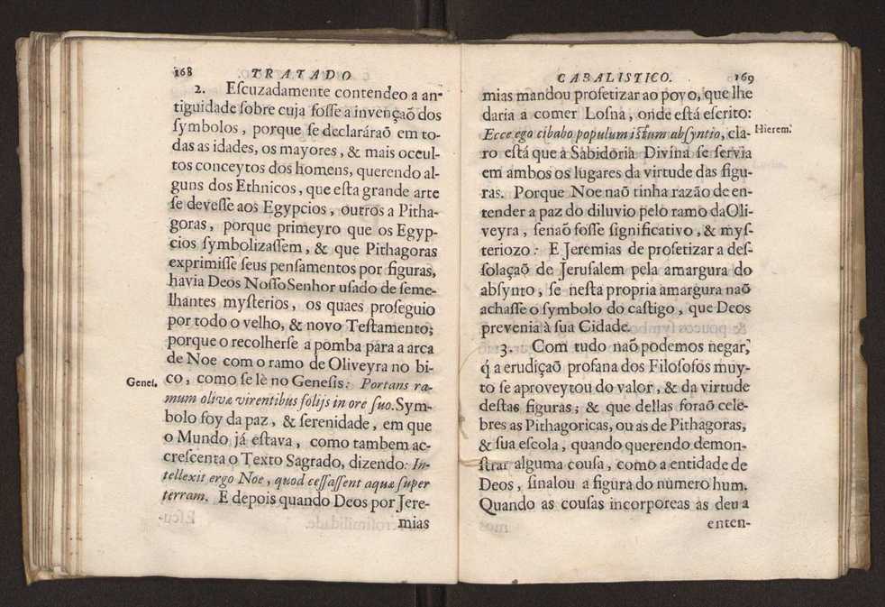 Tratado da sciencia cabala, ou noticia da arte cabalistica. Composto por Dom Francisco Manoel de Mello. Obra posthuma. dedicado ao illustrissimo senhor D. Fran.co Caetano Mascarenhas, prior mr de Aviz, do Conselho de S. Magestade, &c. por Mathias Pereyra da Silva 89