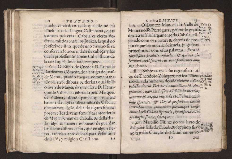 Tratado da sciencia cabala, ou noticia da arte cabalistica. Composto por Dom Francisco Manoel de Mello. Obra posthuma. dedicado ao illustrissimo senhor D. Fran.co Caetano Mascarenhas, prior mr de Aviz, do Conselho de S. Magestade, &c. por Mathias Pereyra da Silva 109