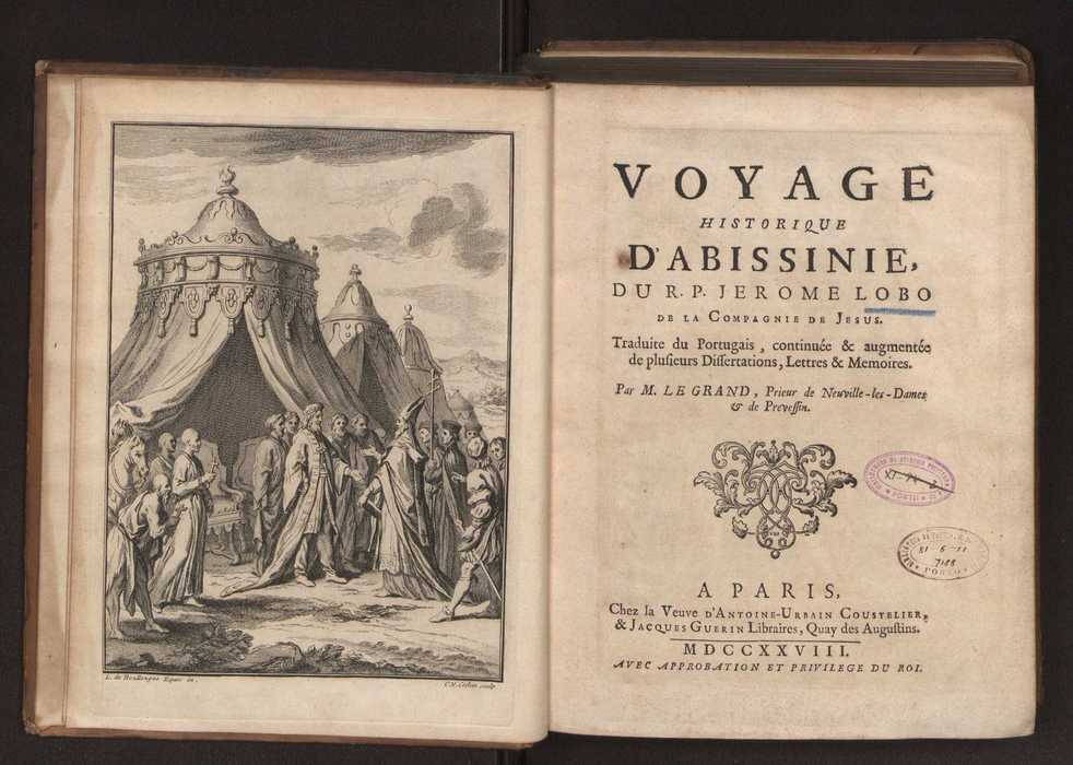 Voyage historique d'Abissinie, du R. P. Jerome Lobo de la Compagnie de Jesus 4