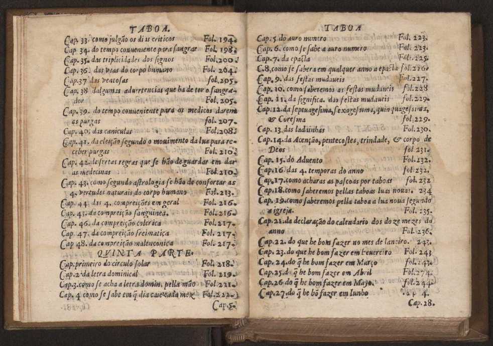 Chronographia reportorio dos tempos, no qual se contem VI. partes, s. dos tempos, esphera, cosmographia, & arte da navegao, astrologia rustica, & dos tempos, & pronosticao dos eclipses, cometas, & samenteiras. O calendario romano, c os eclypses ate 630. E no fim o uso, & fabrica da balhestilha, & quadrante gyometrico, com hum tratado dos relogios 10