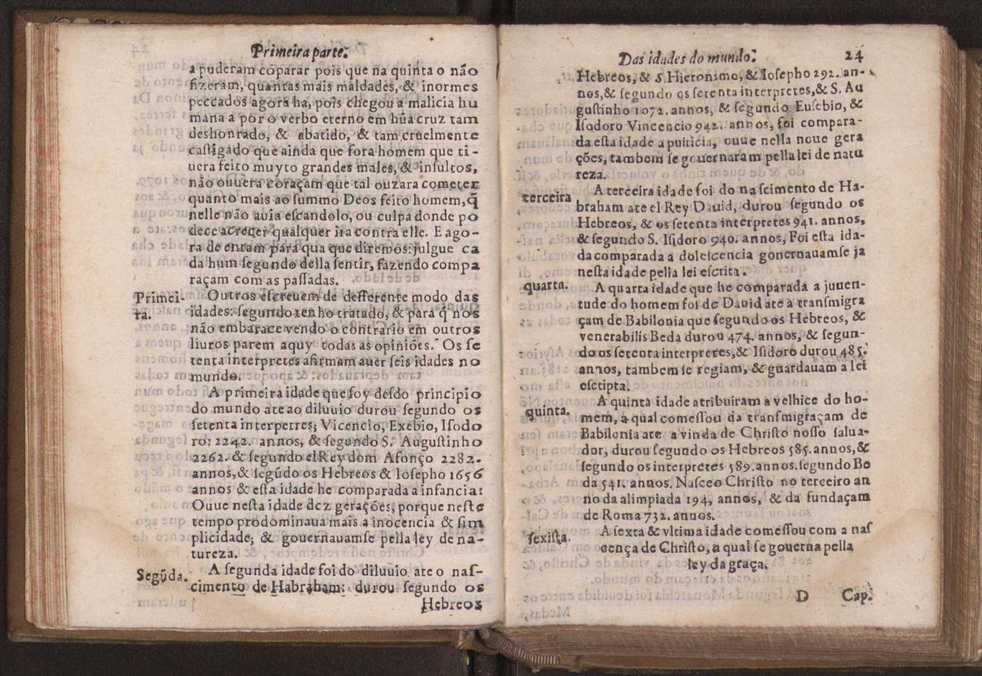 Chronographia reportorio dos tempos, no qual se contem VI. partes, s. dos tempos, esphera, cosmographia, & arte da navegao, astrologia rustica, & dos tempos, & pronosticao dos eclipses, cometas, & samenteiras. O calendario romano, c os eclypses ate 630. E no fim o uso, & fabrica da balhestilha, & quadrante gyometrico, com hum tratado dos relogios 37