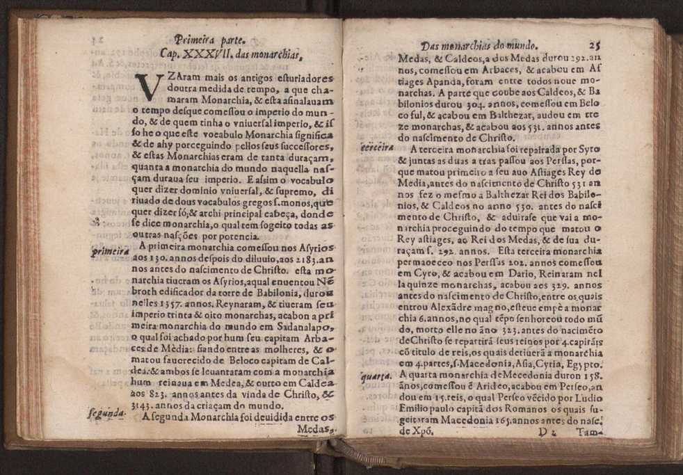 Chronographia reportorio dos tempos, no qual se contem VI. partes, s. dos tempos, esphera, cosmographia, & arte da navegao, astrologia rustica, & dos tempos, & pronosticao dos eclipses, cometas, & samenteiras. O calendario romano, c os eclypses ate 630. E no fim o uso, & fabrica da balhestilha, & quadrante gyometrico, com hum tratado dos relogios 38