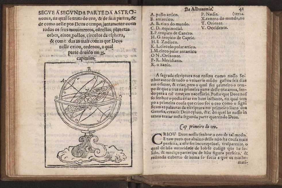 Chronographia reportorio dos tempos, no qual se contem VI. partes, s. dos tempos, esphera, cosmographia, & arte da navegao, astrologia rustica, & dos tempos, & pronosticao dos eclipses, cometas, & samenteiras. O calendario romano, c os eclypses ate 630. E no fim o uso, & fabrica da balhestilha, & quadrante gyometrico, com hum tratado dos relogios 54