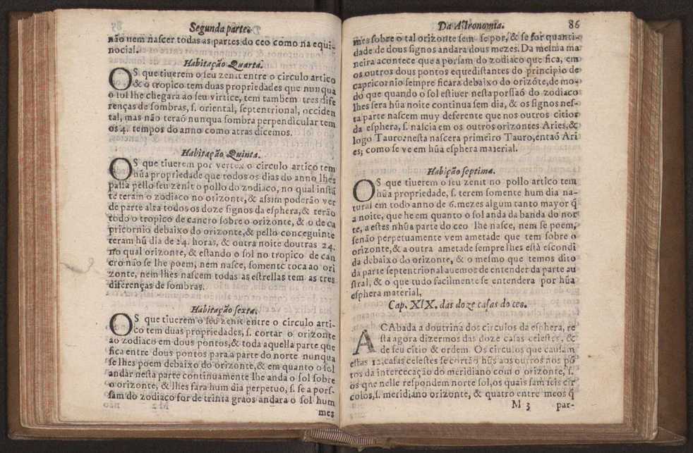 Chronographia reportorio dos tempos, no qual se contem VI. partes, s. dos tempos, esphera, cosmographia, & arte da navegao, astrologia rustica, & dos tempos, & pronosticao dos eclipses, cometas, & samenteiras. O calendario romano, c os eclypses ate 630. E no fim o uso, & fabrica da balhestilha, & quadrante gyometrico, com hum tratado dos relogios 99