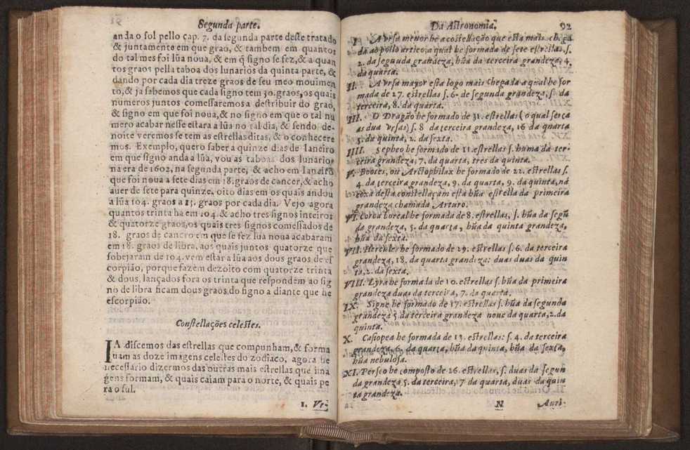Chronographia reportorio dos tempos, no qual se contem VI. partes, s. dos tempos, esphera, cosmographia, & arte da navegao, astrologia rustica, & dos tempos, & pronosticao dos eclipses, cometas, & samenteiras. O calendario romano, c os eclypses ate 630. E no fim o uso, & fabrica da balhestilha, & quadrante gyometrico, com hum tratado dos relogios 105