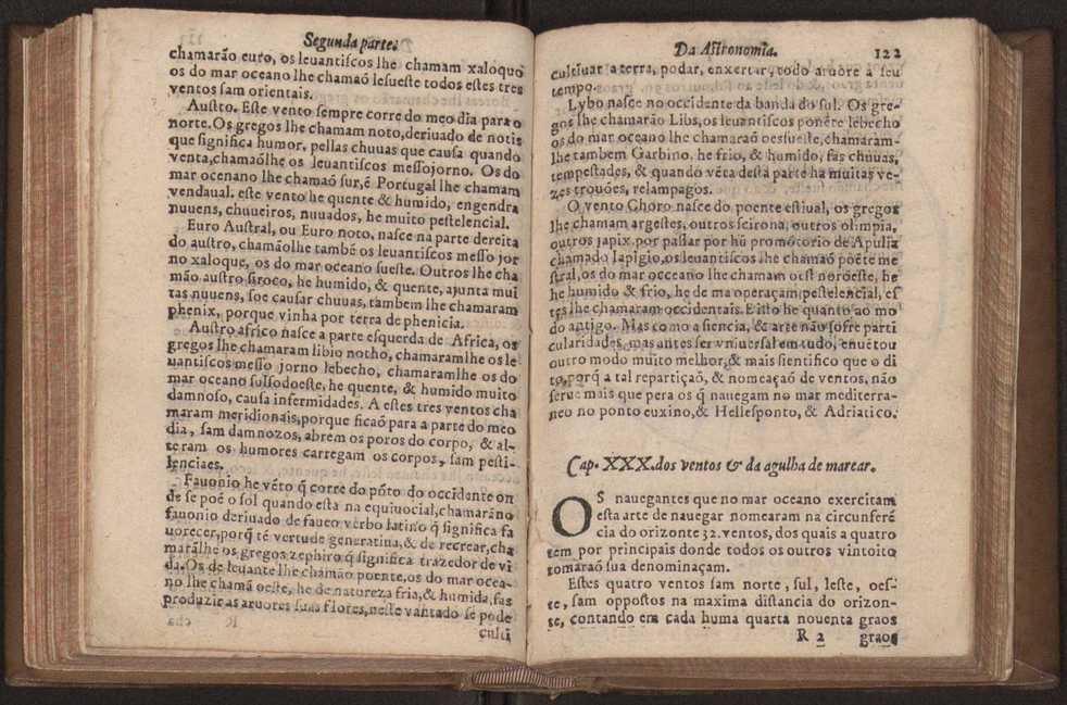 Chronographia reportorio dos tempos, no qual se contem VI. partes, s. dos tempos, esphera, cosmographia, & arte da navegao, astrologia rustica, & dos tempos, & pronosticao dos eclipses, cometas, & samenteiras. O calendario romano, c os eclypses ate 630. E no fim o uso, & fabrica da balhestilha, & quadrante gyometrico, com hum tratado dos relogios 134