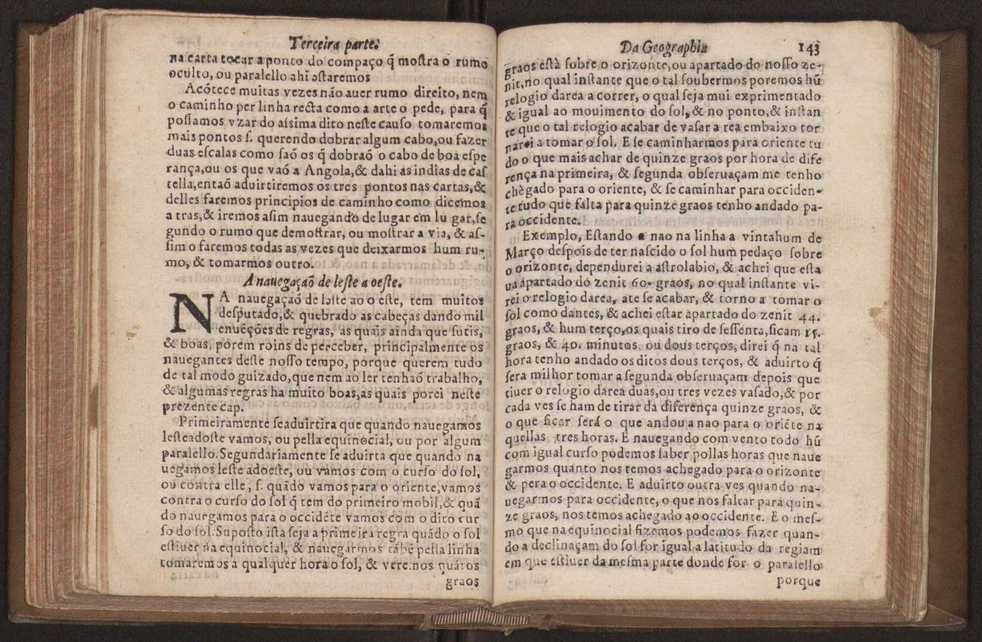Chronographia reportorio dos tempos, no qual se contem VI. partes, s. dos tempos, esphera, cosmographia, & arte da navegao, astrologia rustica, & dos tempos, & pronosticao dos eclipses, cometas, & samenteiras. O calendario romano, c os eclypses ate 630. E no fim o uso, & fabrica da balhestilha, & quadrante gyometrico, com hum tratado dos relogios 155