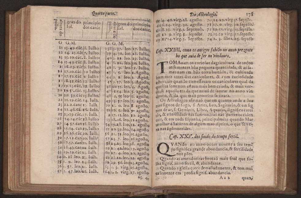 Chronographia reportorio dos tempos, no qual se contem VI. partes, s. dos tempos, esphera, cosmographia, & arte da navegao, astrologia rustica, & dos tempos, & pronosticao dos eclipses, cometas, & samenteiras. O calendario romano, c os eclypses ate 630. E no fim o uso, & fabrica da balhestilha, & quadrante gyometrico, com hum tratado dos relogios 190