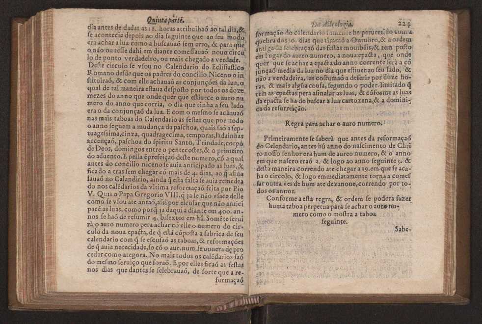 Chronographia reportorio dos tempos, no qual se contem VI. partes, s. dos tempos, esphera, cosmographia, & arte da navegao, astrologia rustica, & dos tempos, & pronosticao dos eclipses, cometas, & samenteiras. O calendario romano, c os eclypses ate 630. E no fim o uso, & fabrica da balhestilha, & quadrante gyometrico, com hum tratado dos relogios 235