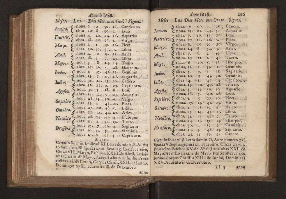 Chronographia reportorio dos tempos, no qual se contem VI. partes, s. dos tempos, esphera, cosmographia, & arte da navegao, astrologia rustica, & dos tempos, & pronosticao dos eclipses, cometas, & samenteiras. O calendario romano, c os eclypses ate 630. E no fim o uso, & fabrica da balhestilha, & quadrante gyometrico, com hum tratado dos relogios 271