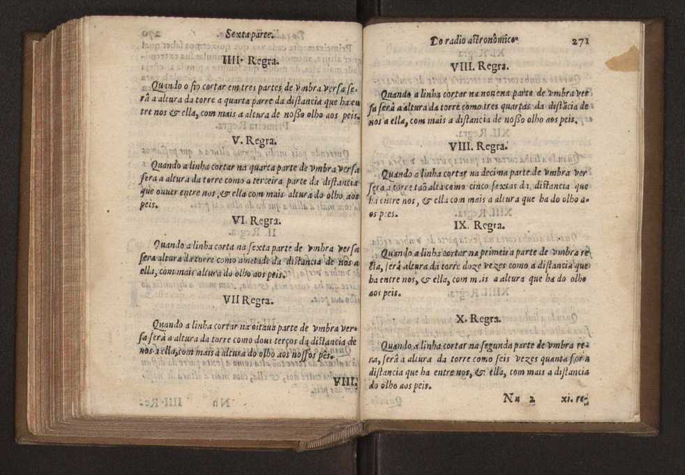 Chronographia reportorio dos tempos, no qual se contem VI. partes, s. dos tempos, esphera, cosmographia, & arte da navegao, astrologia rustica, & dos tempos, & pronosticao dos eclipses, cometas, & samenteiras. O calendario romano, c os eclypses ate 630. E no fim o uso, & fabrica da balhestilha, & quadrante gyometrico, com hum tratado dos relogios 282
