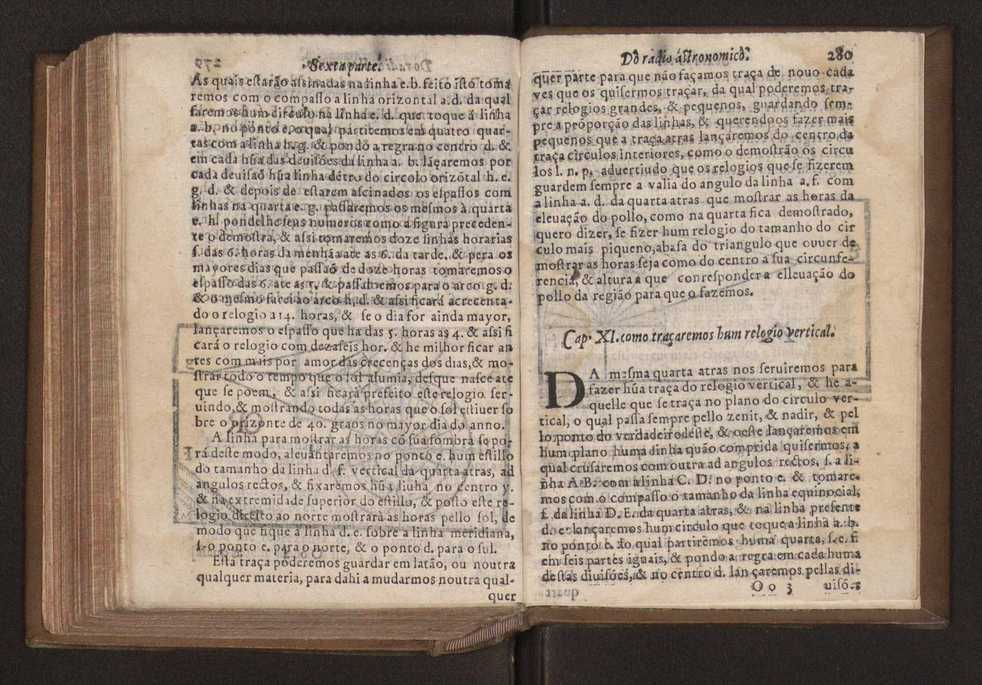 Chronographia reportorio dos tempos, no qual se contem VI. partes, s. dos tempos, esphera, cosmographia, & arte da navegao, astrologia rustica, & dos tempos, & pronosticao dos eclipses, cometas, & samenteiras. O calendario romano, c os eclypses ate 630. E no fim o uso, & fabrica da balhestilha, & quadrante gyometrico, com hum tratado dos relogios 291