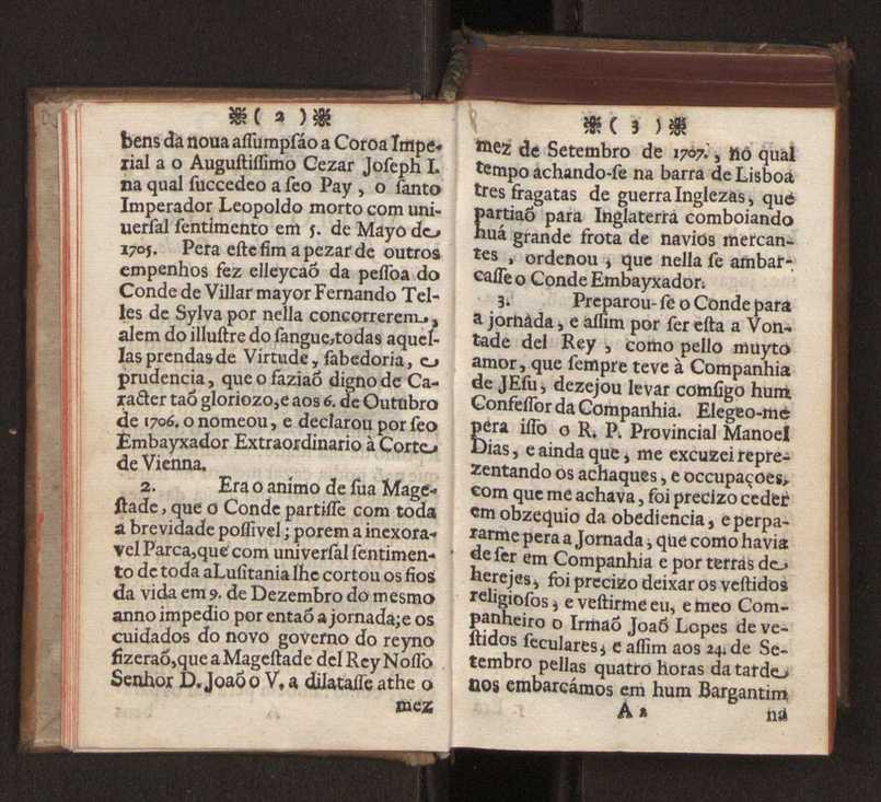 Embayxada do Conde de Villarmayor Fernando Telles da Sylva de Lisboa  corte de Vienna, e viagem da Rainha Nossa Senhora D. Maria Anna de Austria, de Vienna  Corte de Lisboa, com hu sumaria noticia das provincias, e cidades por onde se fez a jornada 12