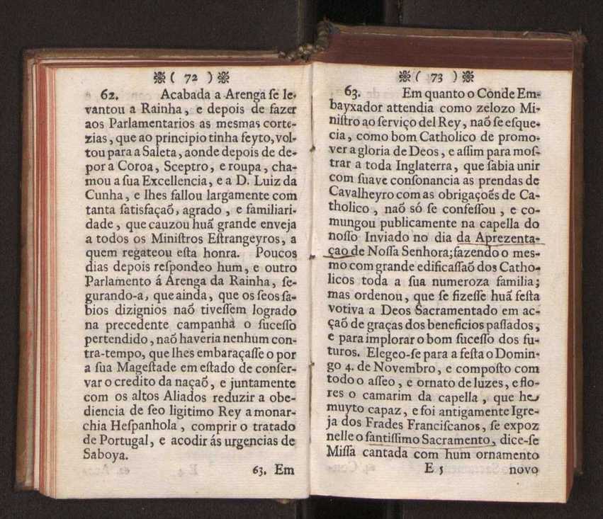 Embayxada do Conde de Villarmayor Fernando Telles da Sylva de Lisboa  corte de Vienna, e viagem da Rainha Nossa Senhora D. Maria Anna de Austria, de Vienna  Corte de Lisboa, com hu sumaria noticia das provincias, e cidades por onde se fez a jornada 47