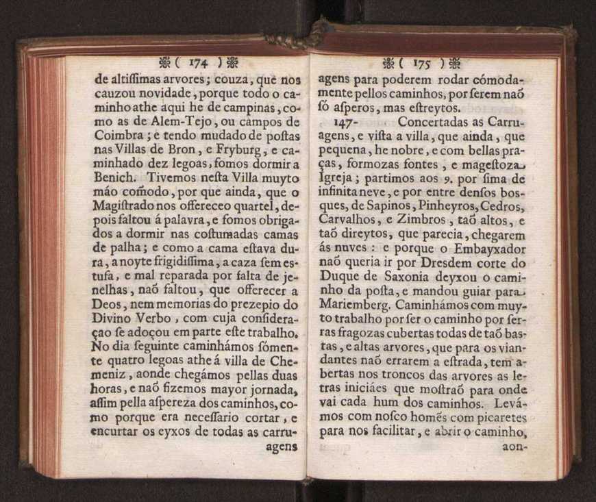 Embayxada do Conde de Villarmayor Fernando Telles da Sylva de Lisboa  corte de Vienna, e viagem da Rainha Nossa Senhora D. Maria Anna de Austria, de Vienna  Corte de Lisboa, com hu sumaria noticia das provincias, e cidades por onde se fez a jornada 98