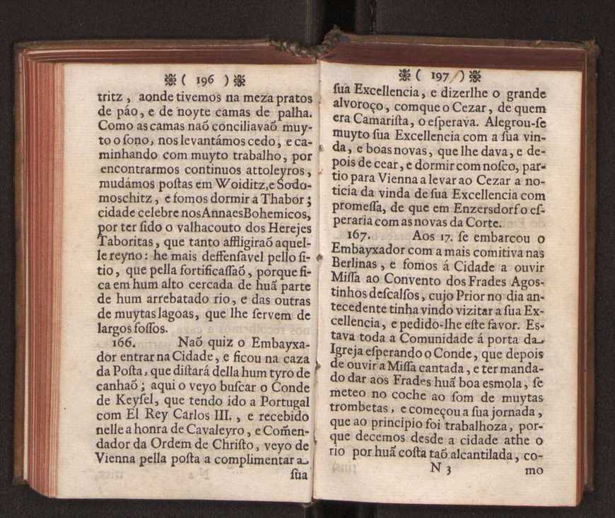 Embayxada do Conde de Villarmayor Fernando Telles da Sylva de Lisboa  corte de Vienna, e viagem da Rainha Nossa Senhora D. Maria Anna de Austria, de Vienna  Corte de Lisboa, com hu sumaria noticia das provincias, e cidades por onde se fez a jornada 109