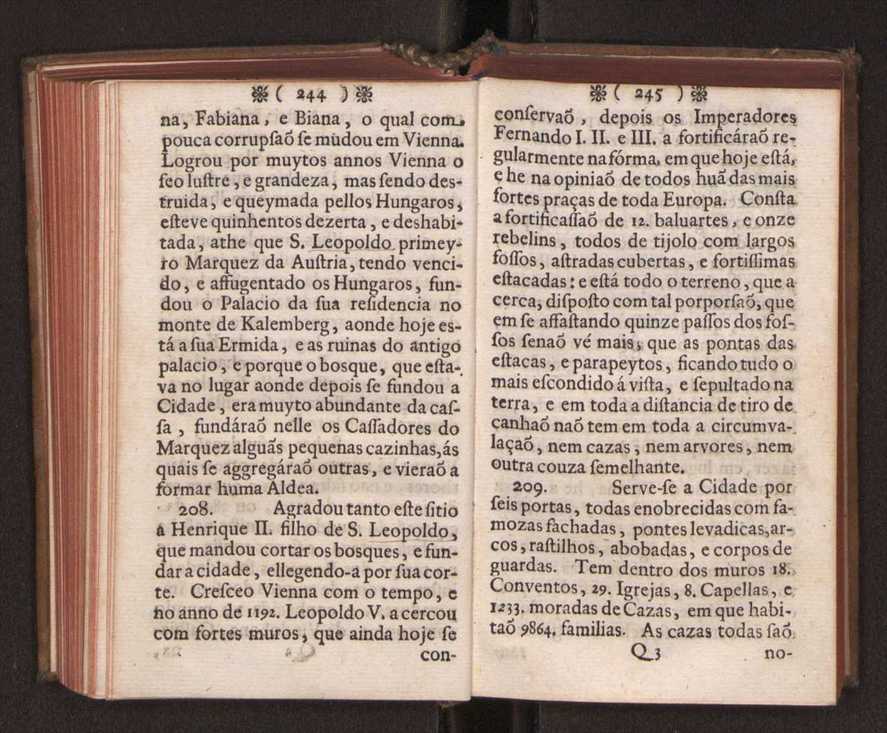 Embayxada do Conde de Villarmayor Fernando Telles da Sylva de Lisboa  corte de Vienna, e viagem da Rainha Nossa Senhora D. Maria Anna de Austria, de Vienna  Corte de Lisboa, com hu sumaria noticia das provincias, e cidades por onde se fez a jornada 133