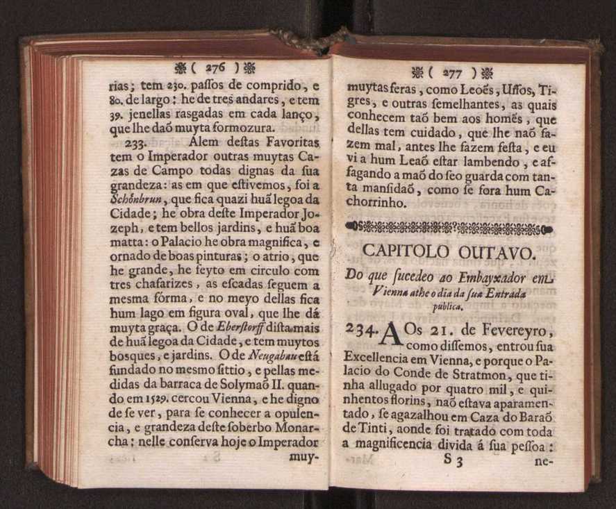 Embayxada do Conde de Villarmayor Fernando Telles da Sylva de Lisboa  corte de Vienna, e viagem da Rainha Nossa Senhora D. Maria Anna de Austria, de Vienna  Corte de Lisboa, com hu sumaria noticia das provincias, e cidades por onde se fez a jornada 149