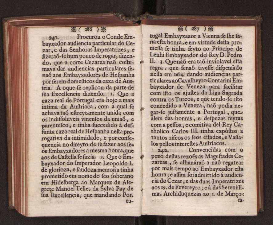Embayxada do Conde de Villarmayor Fernando Telles da Sylva de Lisboa  corte de Vienna, e viagem da Rainha Nossa Senhora D. Maria Anna de Austria, de Vienna  Corte de Lisboa, com hu sumaria noticia das provincias, e cidades por onde se fez a jornada 154