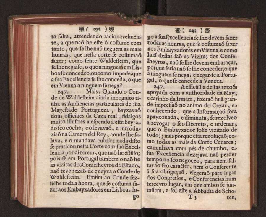Embayxada do Conde de Villarmayor Fernando Telles da Sylva de Lisboa  corte de Vienna, e viagem da Rainha Nossa Senhora D. Maria Anna de Austria, de Vienna  Corte de Lisboa, com hu sumaria noticia das provincias, e cidades por onde se fez a jornada 157