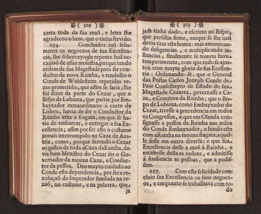 Embayxada do Conde de Villarmayor Fernando Telles da Sylva de Lisboa  corte de Vienna, e viagem da Rainha Nossa Senhora D. Maria Anna de Austria, de Vienna  Corte de Lisboa, com hu sumaria noticia das provincias, e cidades por onde se fez a jornada 162
