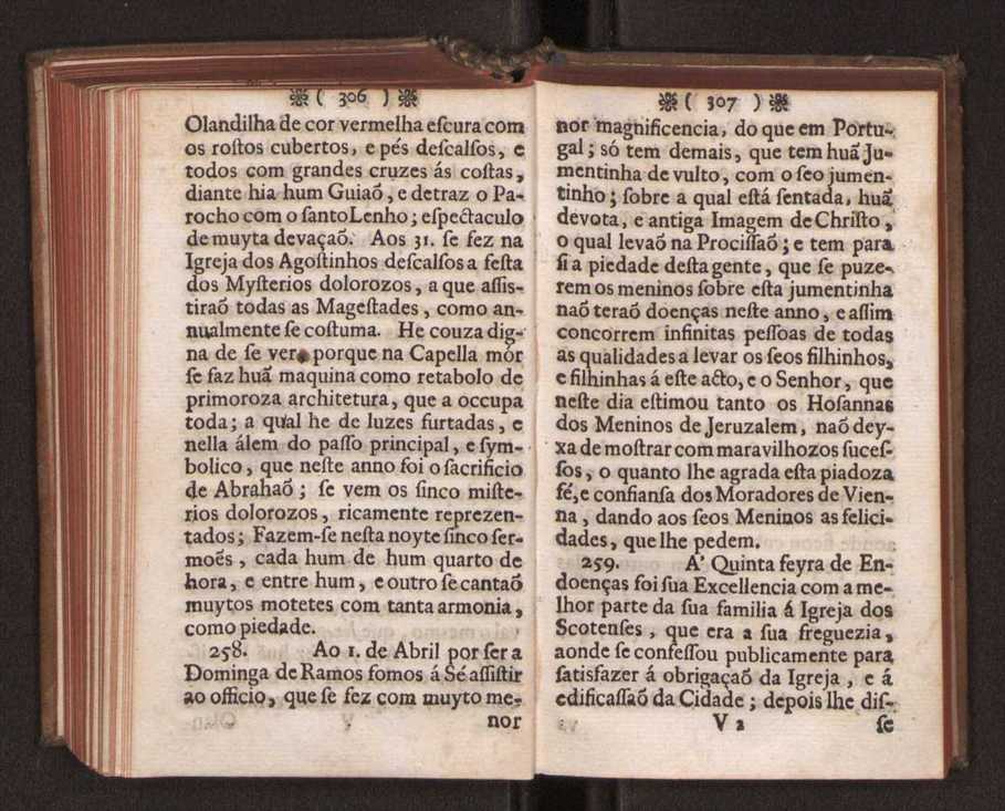 Embayxada do Conde de Villarmayor Fernando Telles da Sylva de Lisboa  corte de Vienna, e viagem da Rainha Nossa Senhora D. Maria Anna de Austria, de Vienna  Corte de Lisboa, com hu sumaria noticia das provincias, e cidades por onde se fez a jornada 164