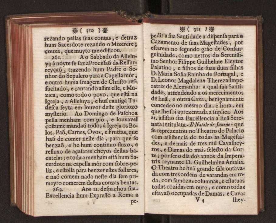 Embayxada do Conde de Villarmayor Fernando Telles da Sylva de Lisboa  corte de Vienna, e viagem da Rainha Nossa Senhora D. Maria Anna de Austria, de Vienna  Corte de Lisboa, com hu sumaria noticia das provincias, e cidades por onde se fez a jornada 166