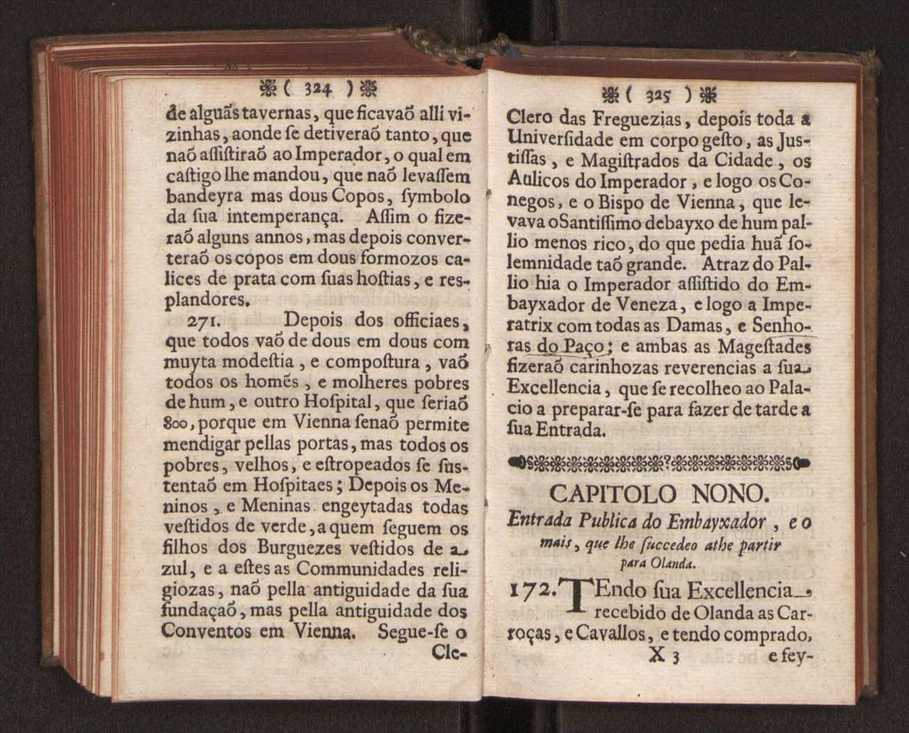 Embayxada do Conde de Villarmayor Fernando Telles da Sylva de Lisboa  corte de Vienna, e viagem da Rainha Nossa Senhora D. Maria Anna de Austria, de Vienna  Corte de Lisboa, com hu sumaria noticia das provincias, e cidades por onde se fez a jornada 173