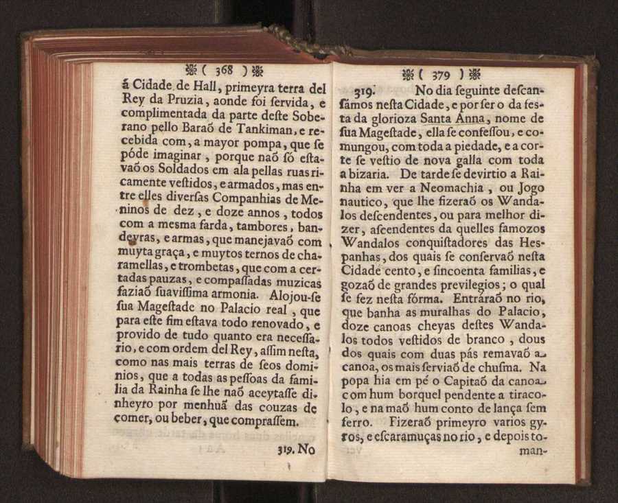 Embayxada do Conde de Villarmayor Fernando Telles da Sylva de Lisboa  corte de Vienna, e viagem da Rainha Nossa Senhora D. Maria Anna de Austria, de Vienna  Corte de Lisboa, com hu sumaria noticia das provincias, e cidades por onde se fez a jornada 200