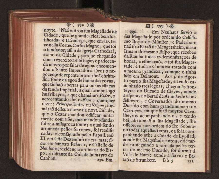 Embayxada do Conde de Villarmayor Fernando Telles da Sylva de Lisboa  corte de Vienna, e viagem da Rainha Nossa Senhora D. Maria Anna de Austria, de Vienna  Corte de Lisboa, com hu sumaria noticia das provincias, e cidades por onde se fez a jornada 207