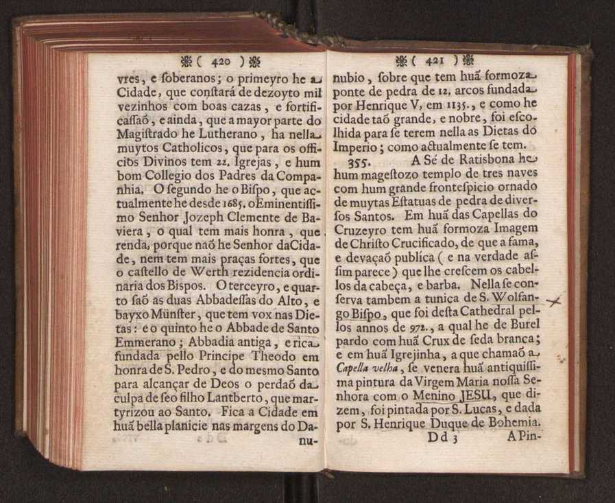 Embayxada do Conde de Villarmayor Fernando Telles da Sylva de Lisboa  corte de Vienna, e viagem da Rainha Nossa Senhora D. Maria Anna de Austria, de Vienna  Corte de Lisboa, com hu sumaria noticia das provincias, e cidades por onde se fez a jornada 221