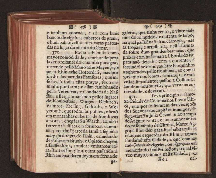 Embayxada do Conde de Villarmayor Fernando Telles da Sylva de Lisboa  corte de Vienna, e viagem da Rainha Nossa Senhora D. Maria Anna de Austria, de Vienna  Corte de Lisboa, com hu sumaria noticia das provincias, e cidades por onde se fez a jornada 230