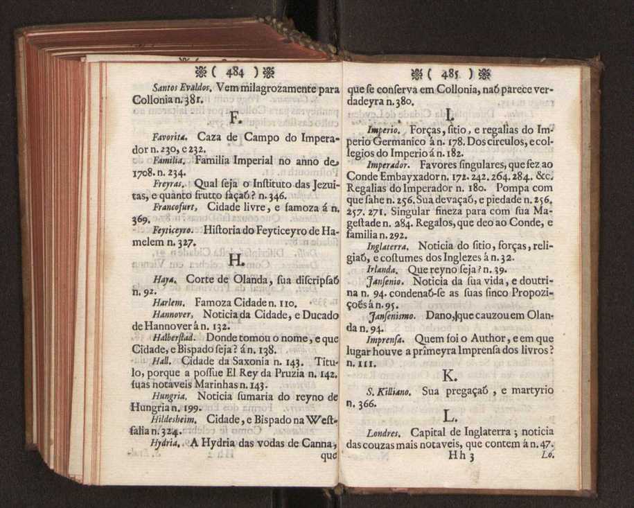 Embayxada do Conde de Villarmayor Fernando Telles da Sylva de Lisboa  corte de Vienna, e viagem da Rainha Nossa Senhora D. Maria Anna de Austria, de Vienna  Corte de Lisboa, com hu sumaria noticia das provincias, e cidades por onde se fez a jornada 253