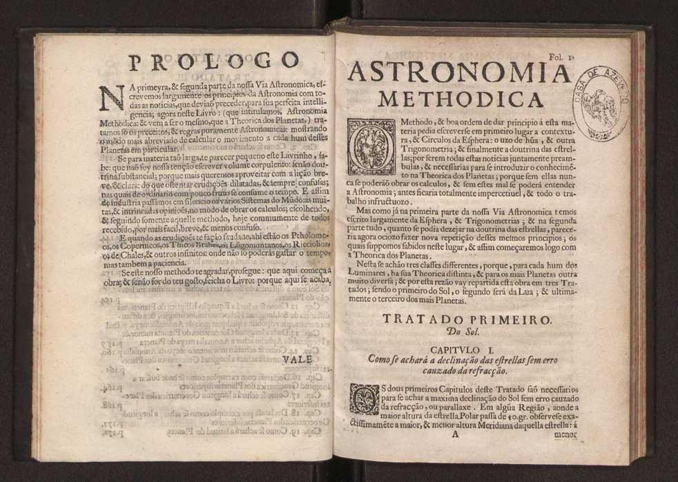 Astronomia methodica distribuida em tres tratados ... 11