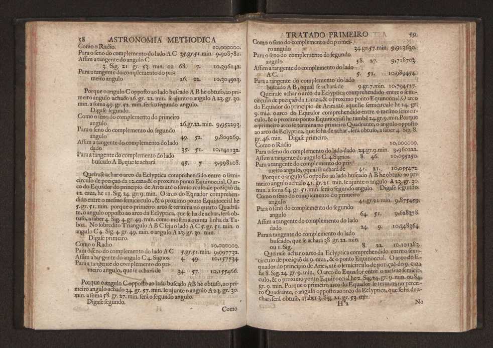 Astronomia methodica distribuida em tres tratados ... 40