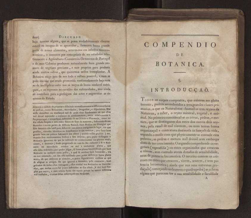 Compendio de botanica ou nooens elementares desta sciencia, segundo os melhores escritores modernos, expostas na lingua portugueza por Felix Avellar Brotero. Tomo Primeiro [- segundo] 40
