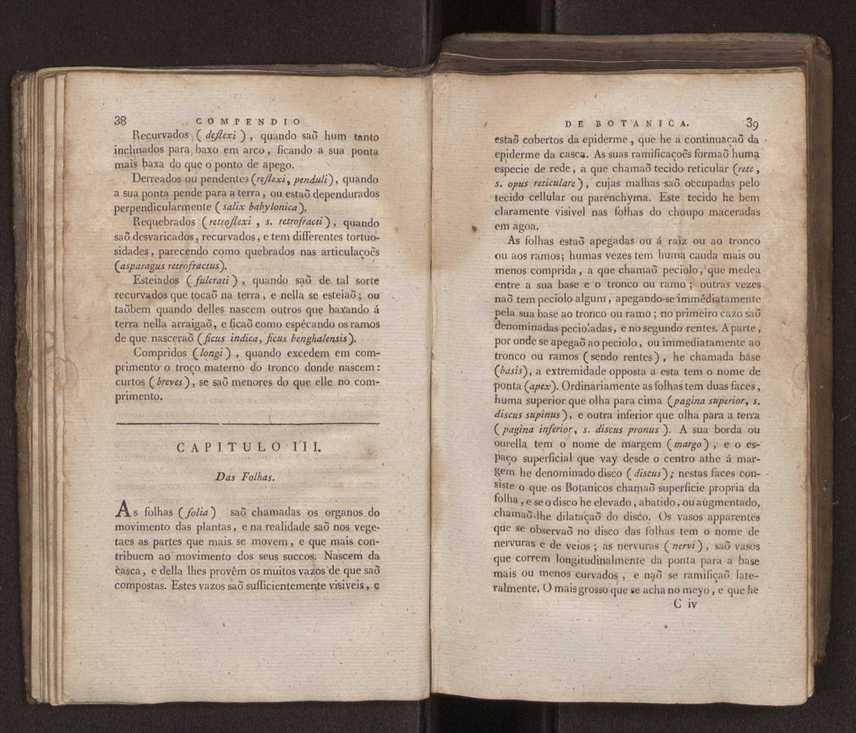 Compendio de botanica ou nooens elementares desta sciencia, segundo os melhores escritores modernos, expostas na lingua portugueza por Felix Avellar Brotero. Tomo Primeiro [- segundo] 59