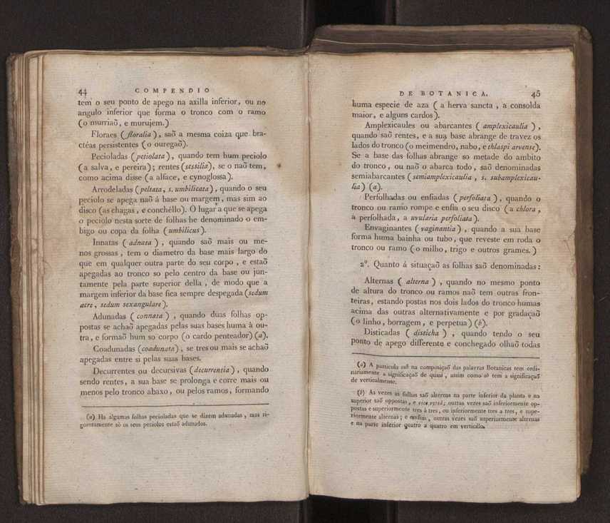 Compendio de botanica ou nooens elementares desta sciencia, segundo os melhores escritores modernos, expostas na lingua portugueza por Felix Avellar Brotero. Tomo Primeiro [- segundo] 62