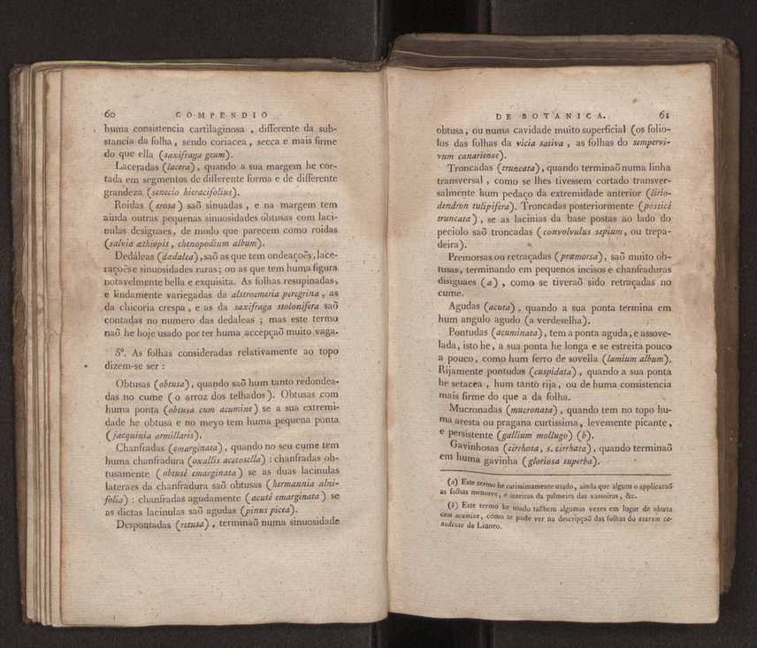 Compendio de botanica ou nooens elementares desta sciencia, segundo os melhores escritores modernos, expostas na lingua portugueza por Felix Avellar Brotero. Tomo Primeiro [- segundo] 70