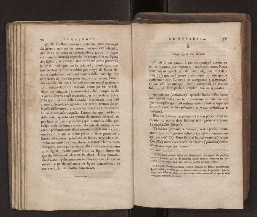 Compendio de botanica ou nooens elementares desta sciencia, segundo os melhores escritores modernos, expostas na lingua portugueza por Felix Avellar Brotero. Tomo Primeiro [- segundo] 76