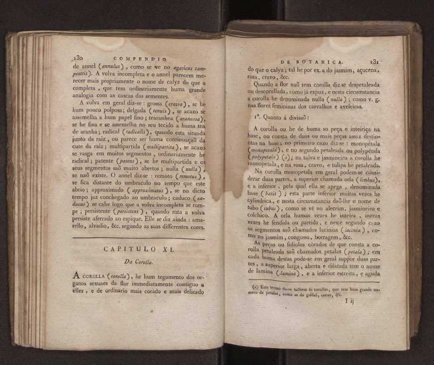 Compendio de botanica ou nooens elementares desta sciencia, segundo os melhores escritores modernos, expostas na lingua portugueza por Felix Avellar Brotero. Tomo Primeiro [- segundo] 105