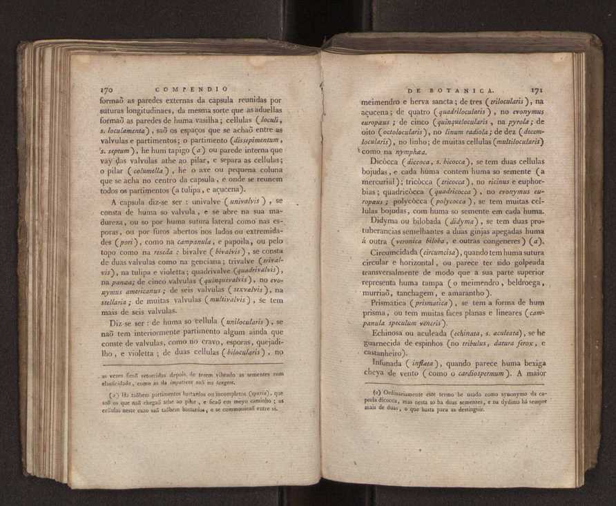 Compendio de botanica ou nooens elementares desta sciencia, segundo os melhores escritores modernos, expostas na lingua portugueza por Felix Avellar Brotero. Tomo Primeiro [- segundo] 125