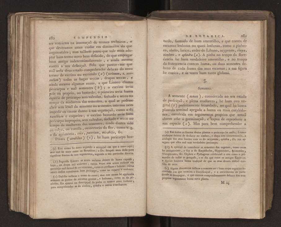 Compendio de botanica ou nooens elementares desta sciencia, segundo os melhores escritores modernos, expostas na lingua portugueza por Felix Avellar Brotero. Tomo Primeiro [- segundo] 130