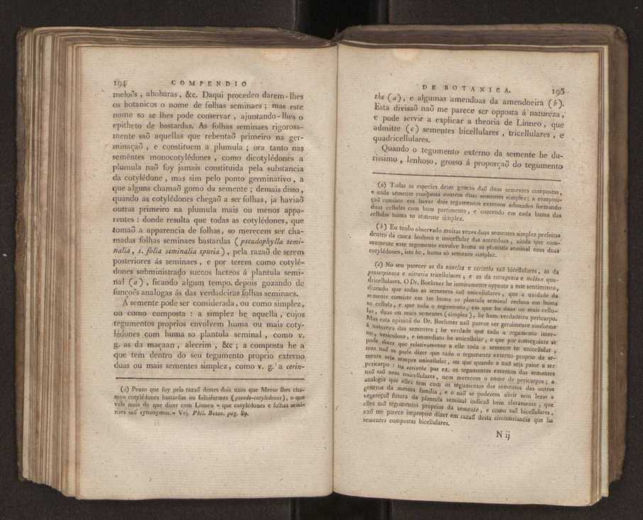 Compendio de botanica ou nooens elementares desta sciencia, segundo os melhores escritores modernos, expostas na lingua portugueza por Felix Avellar Brotero. Tomo Primeiro [- segundo] 137
