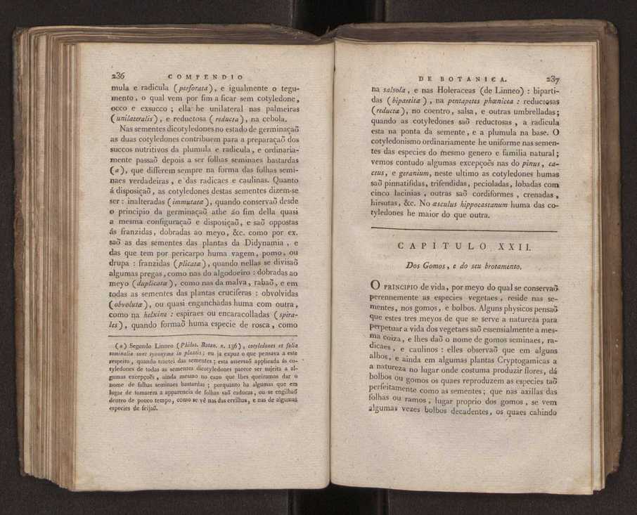 Compendio de botanica ou nooens elementares desta sciencia, segundo os melhores escritores modernos, expostas na lingua portugueza por Felix Avellar Brotero. Tomo Primeiro [- segundo] 158