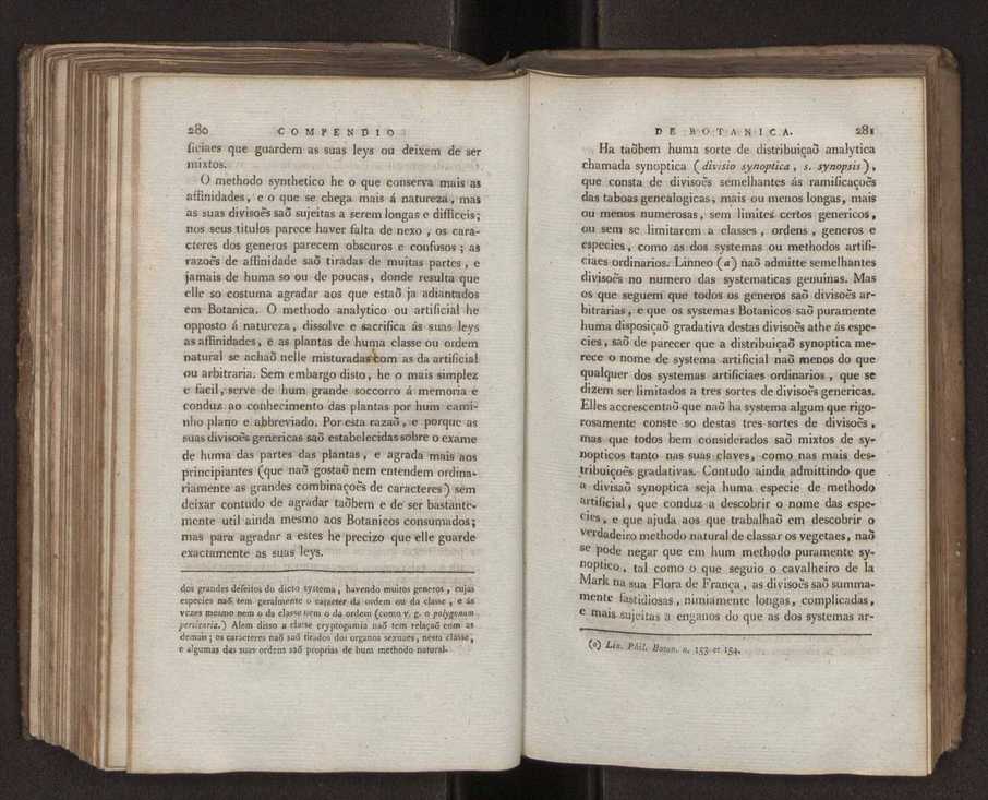 Compendio de botanica ou nooens elementares desta sciencia, segundo os melhores escritores modernos, expostas na lingua portugueza por Felix Avellar Brotero. Tomo Primeiro [- segundo] 180